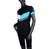 Damen-Radsport-Set (Radtrikot Fabulosa+Radhose RAYMAN) türkis/schwarz