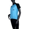 Damen-Radsport-Set (Radtrikot Heartbeat+Radhose RAYMAN) türkis/schwarz