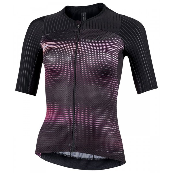 Lady Ergo Fit Jersey Radtrikot Damen kurzarm schwarz (E21-4000)