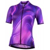 New Turin 2006 Radtrikot Damen kurzarm blau/lila (E22-4250)