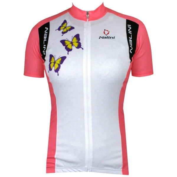 VERONA Radtrikot Damen kurzarm rosa/weiß (E20-5770S)