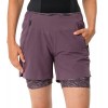 ALTISSIMI Damen Bike Shorts mit Innenhose pflaume (blackberry)