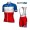 2017-2018 Fdj Französischer Meister Fahrradbekleidung Radtrikot Satz Kurzarm+Kurz Tr