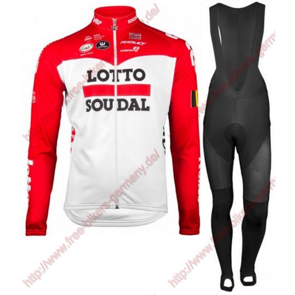 Radsport Lotto Soudal 2018 Pro Fahrradbekleidung Trikot Langarm+Lang Tr