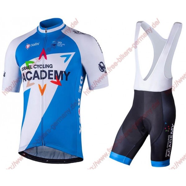 Radsport ISRAEL CYCLING ACADEMY 2018 Radbekleidung Satz Trikot Kurzarm+Trägerh