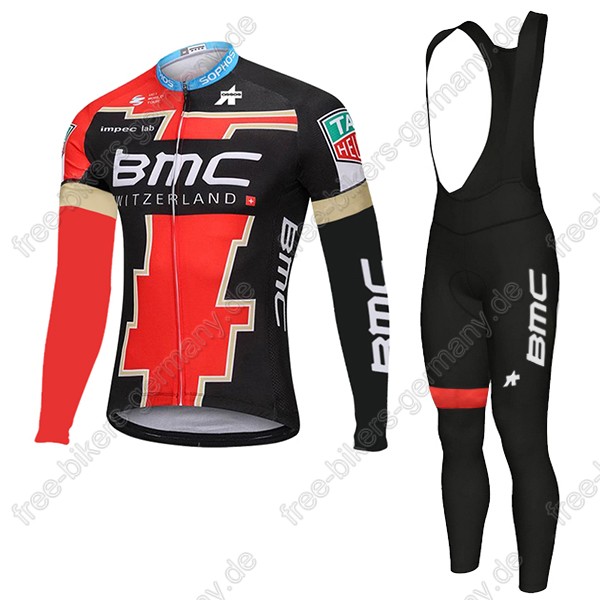 Profiteam 2018 BMC Team Fahrradbekleidung Trikot Langarm+Lang Tr