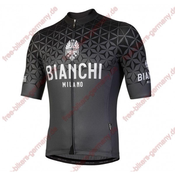 Profiteam 2018 Bianchi Milano schwarz Trikot Kurzarm
