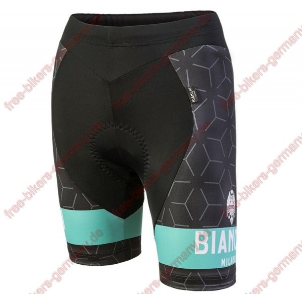 Profiteam 2018 Bianchi Milano Nevola Weiß Damen Radhose Kurz