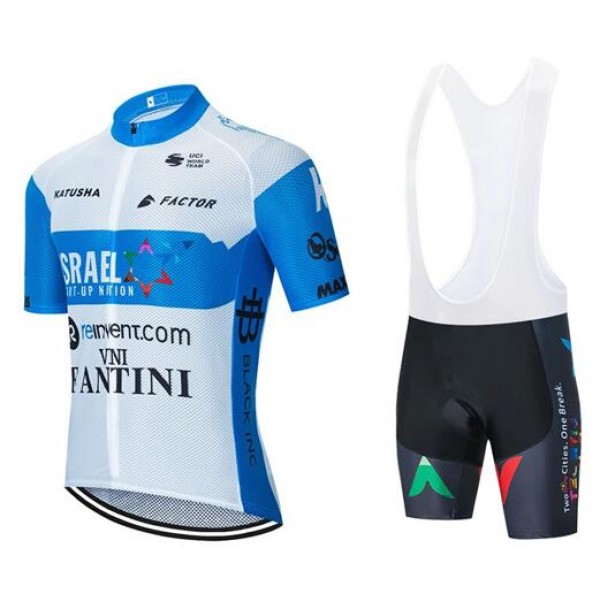 Fahrradbekleidung Radsport 2020 Israel Start-up Nation Radbekleidung Satz Trikot Kurzarm+Trägerhosen Se