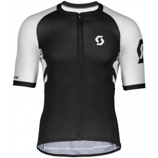 Fahrradbekleidung Radsport 2020 SCOTT RC Premium Climber Trikot Kurzarm Outlet schwarz/Weiß
