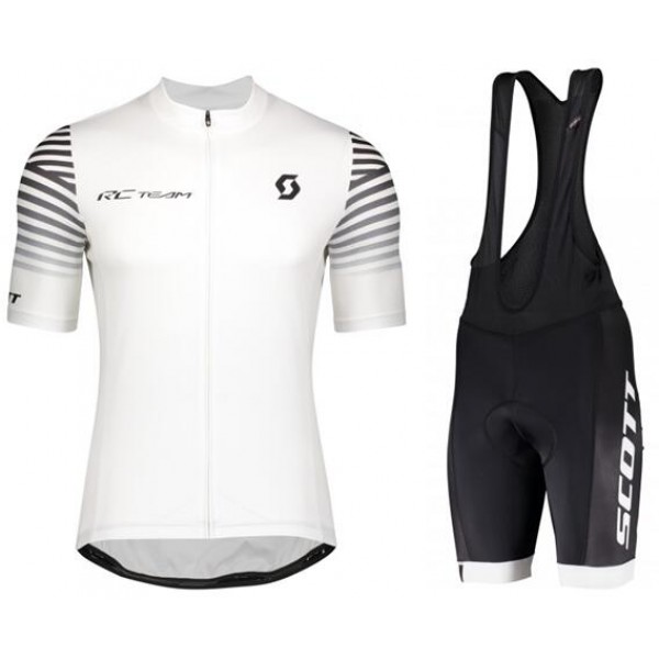 Fahrradbekleidung Radsport 2020 SCOTT RC TEAM 10 Radbekleidung Satz Trikot Kurzarm+Trägerhosen Set Out