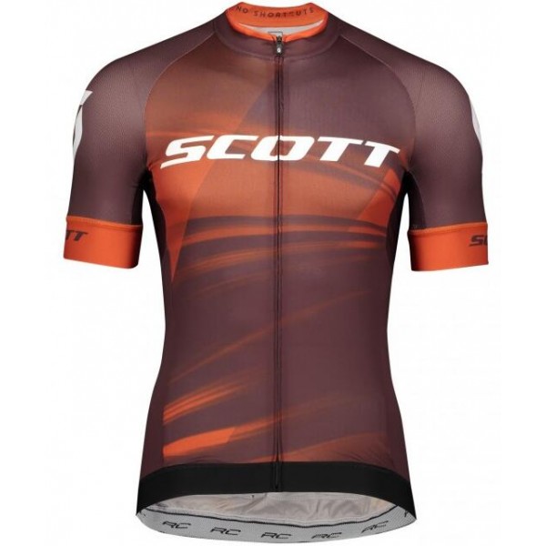 Fahrradbekleidung Radsport 2020 SCOTT RC Pro Trikot Kurzarm Outlet Orange/schwarz