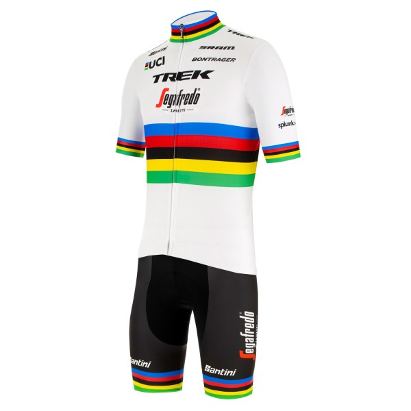 Fahrradbekleidung Radsport 2020 TREK-SEGAFREDO Road bike world champion Set Radbekleidung Satz Trikot Kurzarm+Fahrra