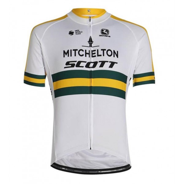Fahrradbekleidung Radsport 2020 MITCHELTON SCOTT Australian Champion Trikot Kurzarm Outl