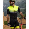 New Speed Radtrikot kurzarm schwarz/neongelb