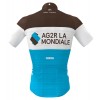 AG2R La Mondiale 2019 Radtrikot kurzarm (langer Reißverschluss)-Radsport-Profi-Team