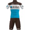 AG2R La Mondiale 2019 Radtrikot kurzarm (langer Reißverschluss)-Radsport-Profi-Team