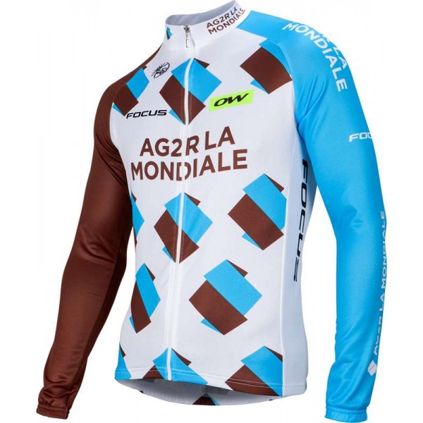 AG2R LA MONDIALE 2016 Langarmtrikot Radsport-Profi-Team