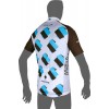 AG2R LA MONDIALE 2015 Kurzarmtrikot (kurzer Reißverschluss) Radsport-Profi-Team