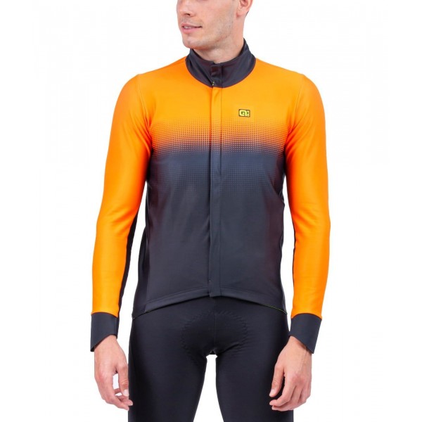 ALE GRADIENT Fahrradjacke orange/schwarz