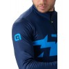 ALE READY Radtrikot langarm blau