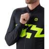 ALE READY Radtrikot langarm schwarz/neongelb