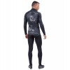 ALE SKULL Radtrikot langarm schwarz