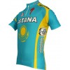 Astana kasachischer Meister 2010 Radsport-Profi-Team-Kurzarmtrikot mit kurzem Reißverschluss