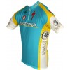 ASTANA 2012 Radsport-Profi-Team-Kurzarmtrikot mit kurzem Reißverschluss
