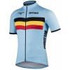 BELGIEN 2022 Radtrikot kurzarm (langer RV)-Radsport-National-Team