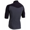 MURATA gefüttertes Radtrikot kurzarm anthrazit/schwarz