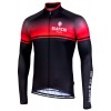 SANTERNO Radtrikot langarm schwarz/rot