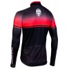 SANTERNO Radtrikot langarm schwarz/rot