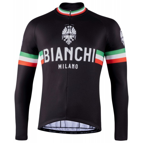 STORIA Radtrikot langarm schwarz