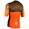 TIRANO Radtrikot kurzarm orange/olivgrün