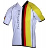 Deutschland Limited Design Edition Radtrikot kurzarm weiß