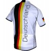 Deutschland Limited Design Edition Radtrikot kurzarm weiß