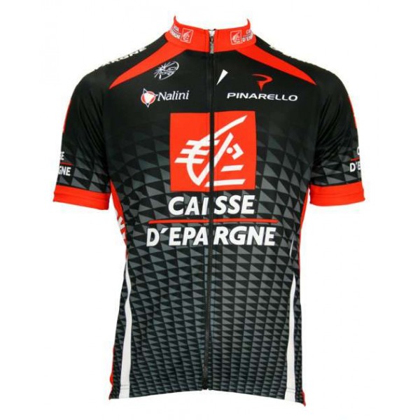Caisse d'Epargne 2010 Radtrikot kurzarm langer RV-Radsport-Profi-Team