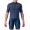 LIVELLI+COMPETIZIONE Radsport-Set (Kurzarmtrikot+Trägerhose) blau