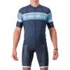 SCORPIONE 3+COMPETIZIONE KIT Radsport-Set (Kurzarmtrikot+Trägerhose) blau