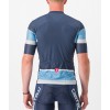 SCORPIONE 3+COMPETIZIONE KIT Radsport-Set (Kurzarmtrikot+Trägerhose) blau