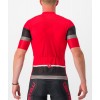 SCORPIONE 3+COMPETIZIONE KIT Radsport-Set (Kurzarmtrikot+Trägerhose) rot/schwarz