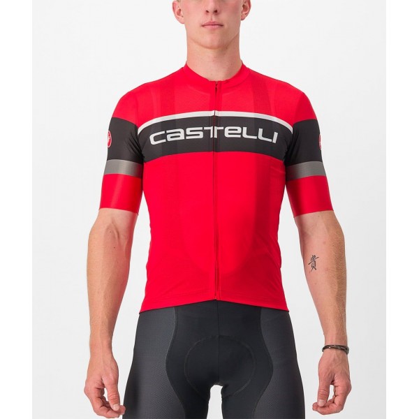 SCORPIONE 3 Radtrikot kurzarm rot/schwarz