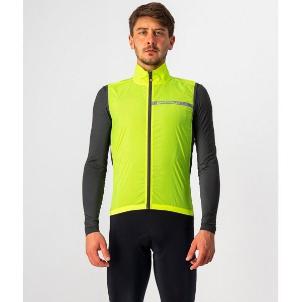 SQUADRA STRETCH VEST-Fahrradweste neongelb