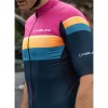 New Speed Radtrikot kurzarm blau/orange/magenta