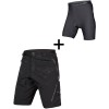 HUMMVEE II Bike Shorts black camo