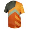 Singletrack Print Tee LTD Radtrikot kurzarm MTB/Freeride orange/olivgrün