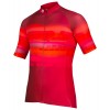 Virtual Texture Radtrikot kurzarm rot