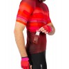 Virtual Texture Radtrikot kurzarm rot