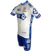FRANCAISE DES JEUX (FDJ) 2011 Radsport-Profi-Team-Kurzarmtrikot mit kurzem Reißverschluss